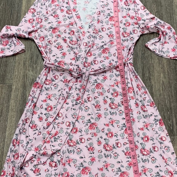 RENE ROFE Sleepwear Short Robe - Picture 4 of 7